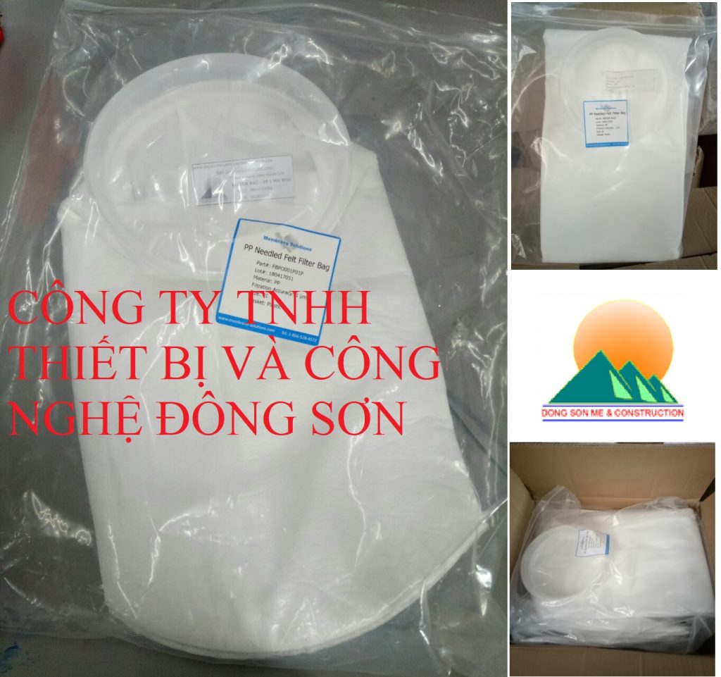 Chuyên sản xuất túi lọc chất liệu polypropylen / polyester / nylon PP / PE / NMO